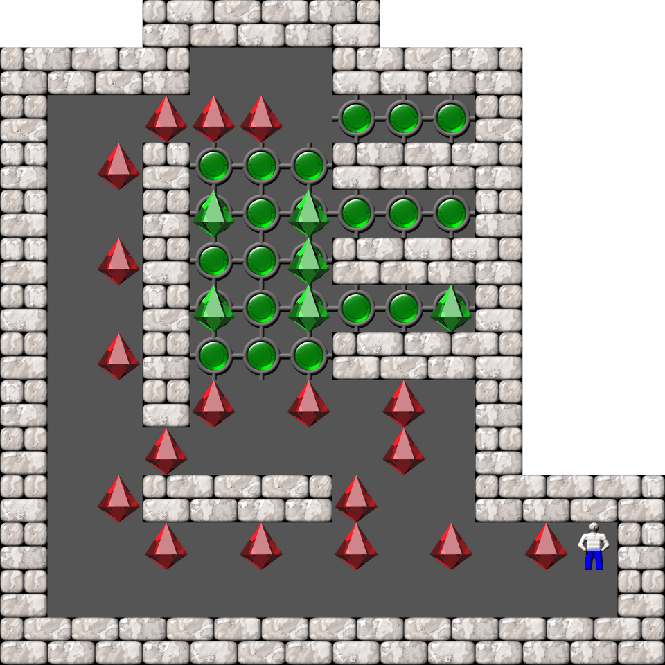 Sokoban Bugs collection 3 level 10